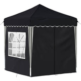 Pop-up Party Tent 195 x 195 x 245 cm Anthracite Oxford Fabric 42019737