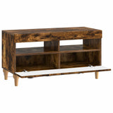 LED TV Cabinet Smoked Oak Engineered Wood 896340