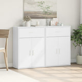 Sideboards 2 pcs White 60x30x84 cm Engineered Wood 3276595