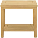 Side Table Oil Natural 50 x 35 x 45 cm Solid Acacia Wood 42026788