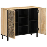 Side Cabinet 90x33x75 cm Solid Wood Mango 358240