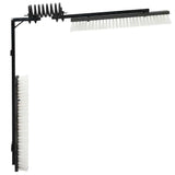 Cattle Brushes Adjustable Black and White 84 x 10 x 91 cm PVC 42006836