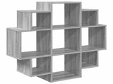 Wall Shelf Grey Sonoma 90 x 25 x 90 cm Engineered Wood 8012177