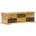 ZNTS Coffee Table 100x50x35 cm Solid Mango Wood 247881
