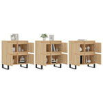 Sideboards 3 pcs Sonoma Oak Engineered Wood 3190208