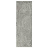 Wall Display Shelf 8 Compartments Concrete Grey 342590
