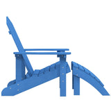 Garden Chair Aqua Blue HDPE Standard Detachable 318648