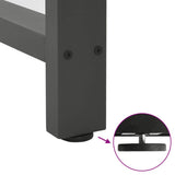 Dining Table Legs Anthracite 2 pcs 100x cm Steel 4013322