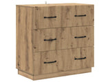 Drawer Cabinet Artisan Oak 66 x 34.5 x 87 cm Engineered Wood 895304