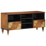 TV Cabinet Honey Brown 100 x 33 x 46 cm Solid Mango Wood 4018754