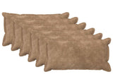 Cushion Cover 6 pcs HOUTEN Taupe 50 x 70 cm Microfiber Fleece 919554