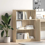 Bookcase Sonoma Oak 80x24x109 cm Engineered Wood 857837