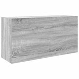 Bathroom Wall Cabinet Grey Sonoma 80x25x40 cm Engineered Wood 860090