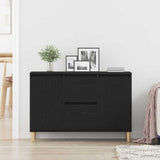 Sideboard with Drawer Black 102 x 35 x 60 cm Engineered wood 862044