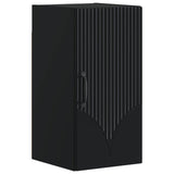 3 Piece Bathroom Cabinet Set HOORN Black Engineered Wood 3417793