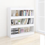 Book Cabinet/Room Divider White 100x30x103 cm 811745