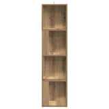 Corner Cabinet Artisan Oak 33x33x132 cm Engineered Wood 856723