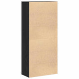 Highboard with Shelf Black oak 80 x 39 x 178 cm Engineered wood 3365572