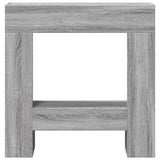 ZNTS Fireplace Surround Grey Sonoma 81x18x82 cm Engineered Wood 854603