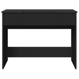 Dressing Table with Mirror Black 100x45x76 cm 840696