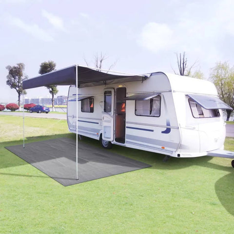 Tent Carpet 250x550 cm Light Grey 314746