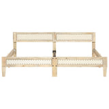Bed Frame without Mattress Solid Mango Wood 200 cm 288429