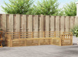 Outdoor Sofa Set 5 pcs White 247 x 128.5 x 73 cm 3391824