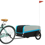 Bike Trailer Black and Blue 45 kg Iron 94051