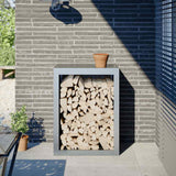 Firewood Rack 60x40x80 cm Galvanised Steel 851001