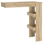 ZNTS Wall Bar Table Sonoma Oak 102x45x103.5 cm Engineered Wood 811784