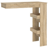 ZNTS Wall Bar Table Sonoma Oak 102x45x103.5 cm Engineered Wood 811784