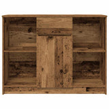 Sideboard with Drawer Old Wood 101x35x76 cm Engineered Wood 861569