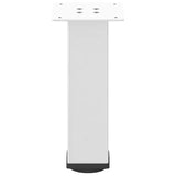 Coffee Table Legs 4 pcs White 42-44 cm Steel 4012465