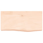ZNTS Wall Shelf 60x30x cm Untreated Solid Wood Oak 363526