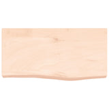 ZNTS Wall Shelf 60x30x cm Untreated Solid Wood Oak 363526