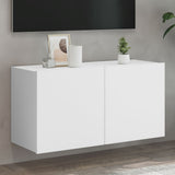 TV Cabinet Wall-mounted White 80x30x41 cm 836952