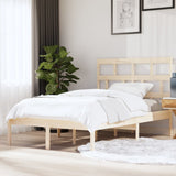 3101218 Bed Frame without Mattress Solid Wood 140x200 cm