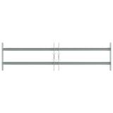 Security Grille for Windows with 2 Crossbars 3 pcs 630-1140 mm 42031274