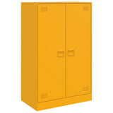 Sideboard Mustard Yellow 67x39x107 cm Steel 841664