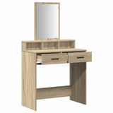 Dressing Table Sonoma Oak 79 x 41 x 140 cm Engineered Wood 865138