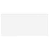 Storage Box White 100x42x46 cm Engineered Wood 840660
