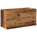 Sink Cabinet with Built-in Basin Old Wood 3328925