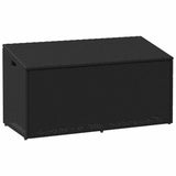 Garden Storage Box Black 110x50x58 cm Poly Rattan 4104069