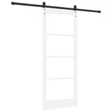 Sliding Door Manual ORKDAL White 83 x 202 cm Wood and metal 3332474