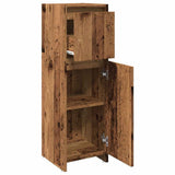 Bathroom Cabinet Old Wood 30x30x95 cm Engineered Wood 856061