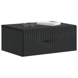 Wall-Mounted Bedside Cabinet 2 pcs Black 49 x 34.5 x 20 cm 898958