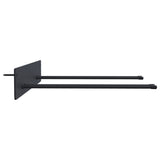 Garden Tool Storage Racks Wall Mounted 8 pcs Black Steel 3309655