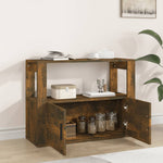 ZNTS Sideboard Smoked Oak 80x30x60 cm Engineered Wood 819457