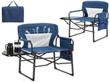 Folding Camping Directors Chair, Portable Folding Outdoor Chair with Built-in Cup Holder, Side 61743827