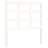 Bed Frame without Mattress White 90x190 cm Single Solid Wood Pine 3192067